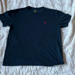 Polo Ralph Lauren Black Mens Custom Slim Fit Crew Neck T-Shirt Size Smalll